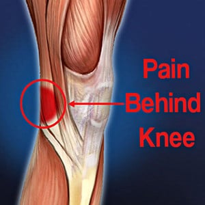 pain right behind knee cap